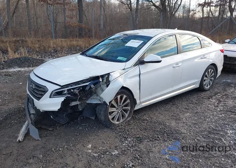 2017 Hyundai Sonata Sport из США, поврежденный, VIN 5NPE34AF9HH497250